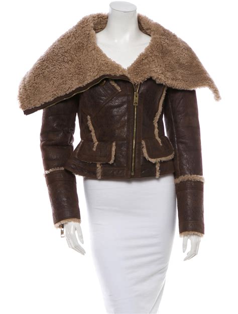 burberry fitted shearling coat|burberry prorsum shearling jacket.